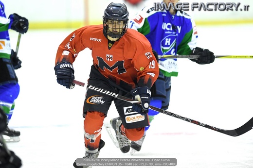 2019-09-20 Hockey Milano Bears-Chiavenna 1040 Bryan Suevo